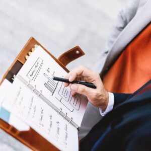 business people discussion planning growth strategy